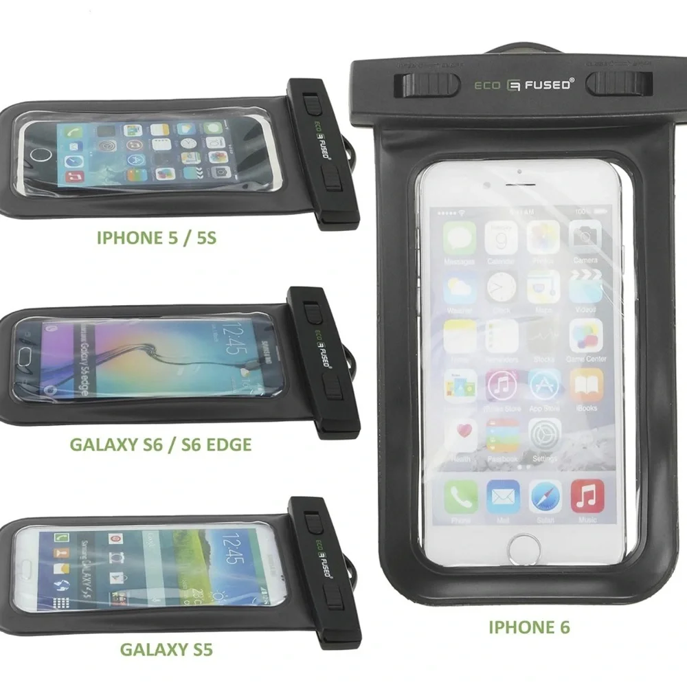 Waterproof Carrying Case - IPX8 Certified - Up to 4.7” Screen Size